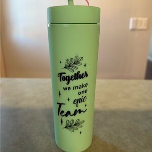 Green Motivational Tumbler